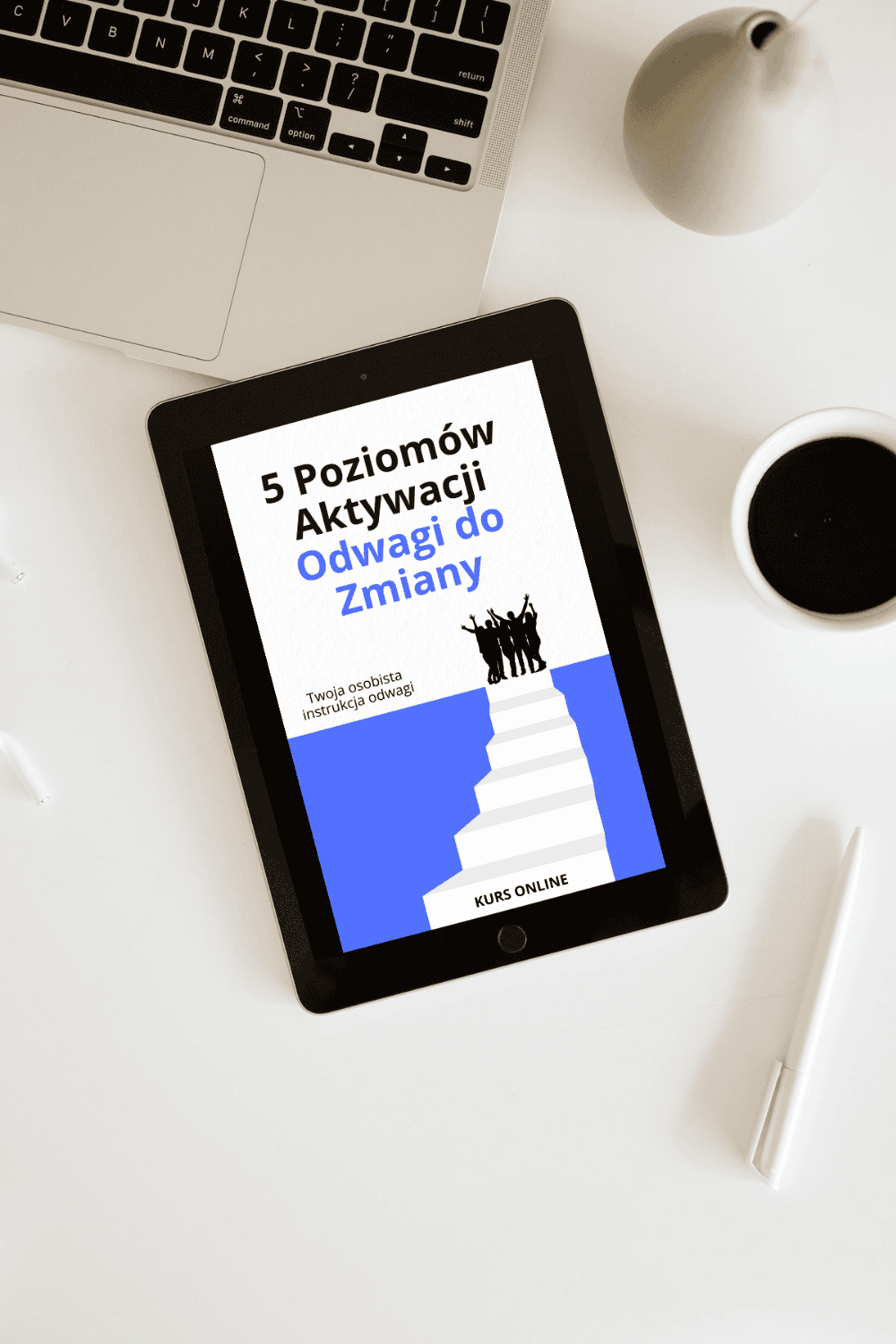 Mock-up kursu Aktywacja odwagi do zmiany